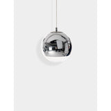 Mirror Ball Pendellampa LED Silver, 25 cm