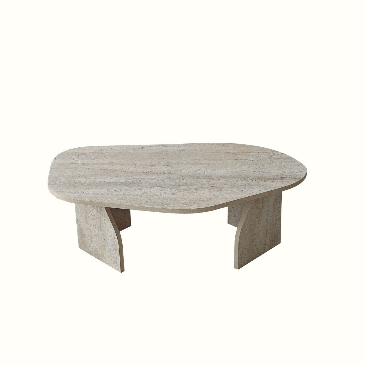 Nova (100 x 35 x 60 cm) Soffbord Travertin