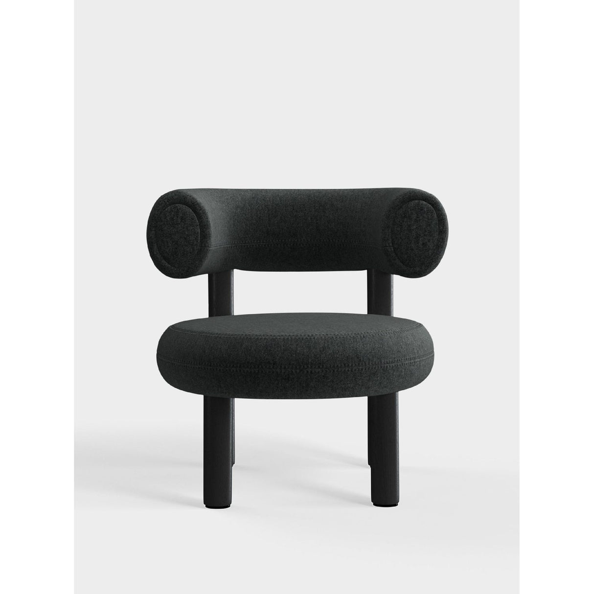 Fat Loungestol Melange Nap Dark Grey BLW