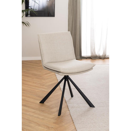 Cranston Matstol Basel tyg Beige