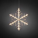Snöflinga 40cm 24 varmvit LED Ljusdekoration Ute
