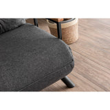 Apia 2-sits (25 x 134 x 121 cm) 2-sits bäddsoffa Mörkgrå