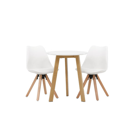 Leonora, Zeno Rund matgrupp Natur, vit, Vit, ⌀65