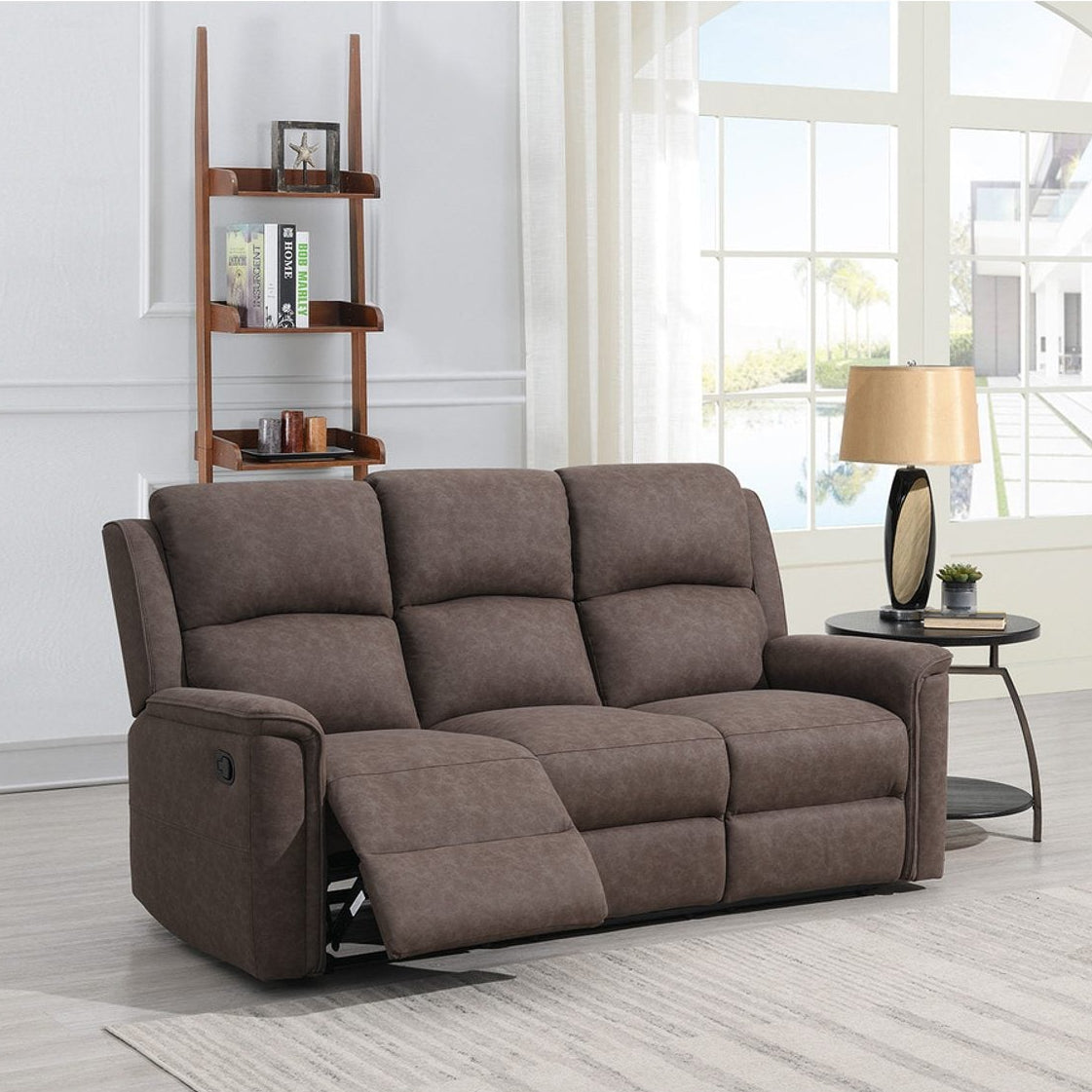Staffan 2-Sits Reclinersoffa Brun