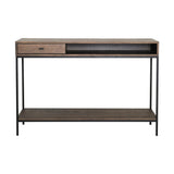 Regal Konsollbord Brunlackad Ekfaner
