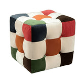 Maze Sittpuff Grön Orange Vit