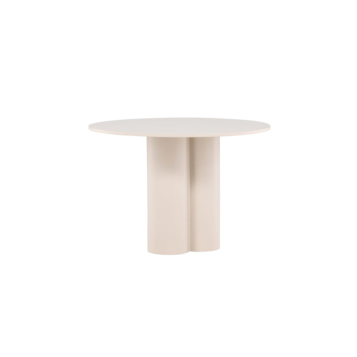 Olivia Runt matbord Beige