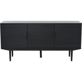 Sagene med 3 Dörrar Sideboard Svart