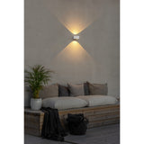 Gela HP-LED Upp/ner Vägglampa Ute Vit