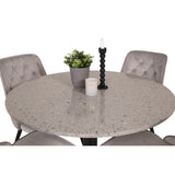 Razzia, Velvet Deluxe Rund matgrupp Svart