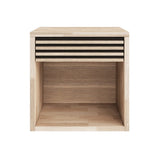 Broholm Nattduksbord 40x40 cm Vitoljad Ek