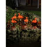 Flamingor akryl 5st LED Ljusdekoration Ute