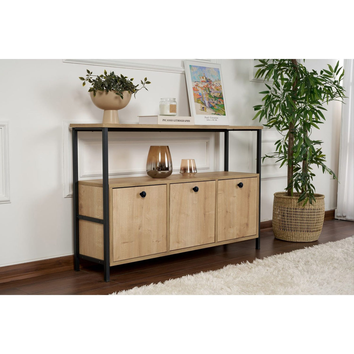 Kora Konsolbord Oak Black