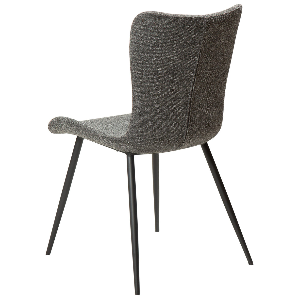 Medusa Stol Pebble Grey Bouclé, Black