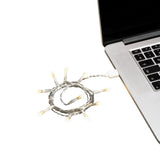 Frostad LED USB Ljusslinga Inomhus 10 Lampor (0.9m), Varmvit