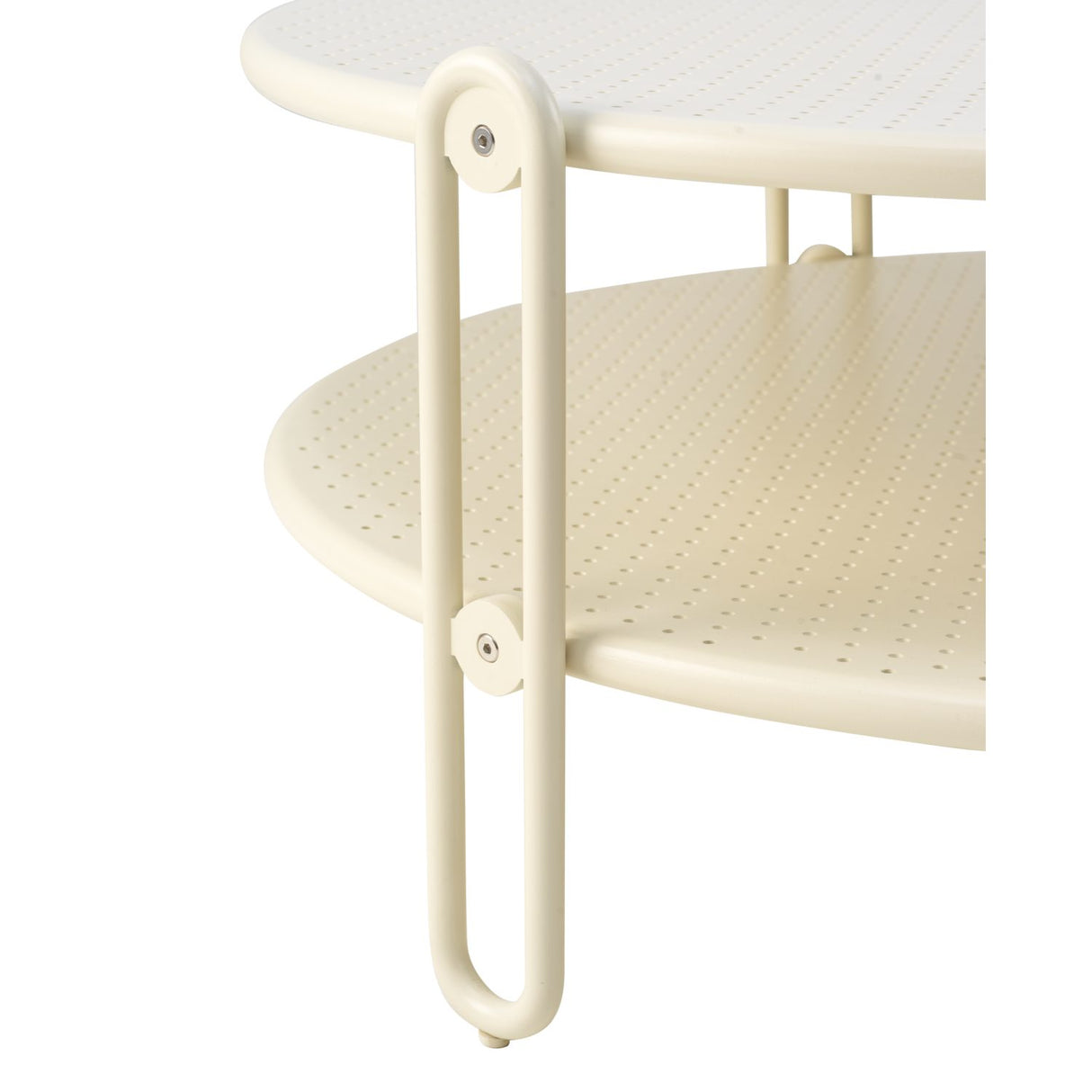 Blixt Soffbord ⌀85 cm Pearl White
