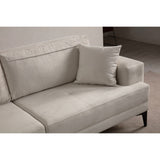Harare 3-sits (234 x 100 x 78 cm) 3-sitssoffa Ecru