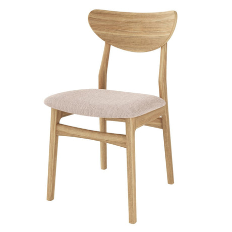 Esther Matstol Oljad Ek/Beige Tyg