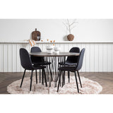 Stone, Polar Rund matgrupp Svart, Svart, Mocka, ⌀120