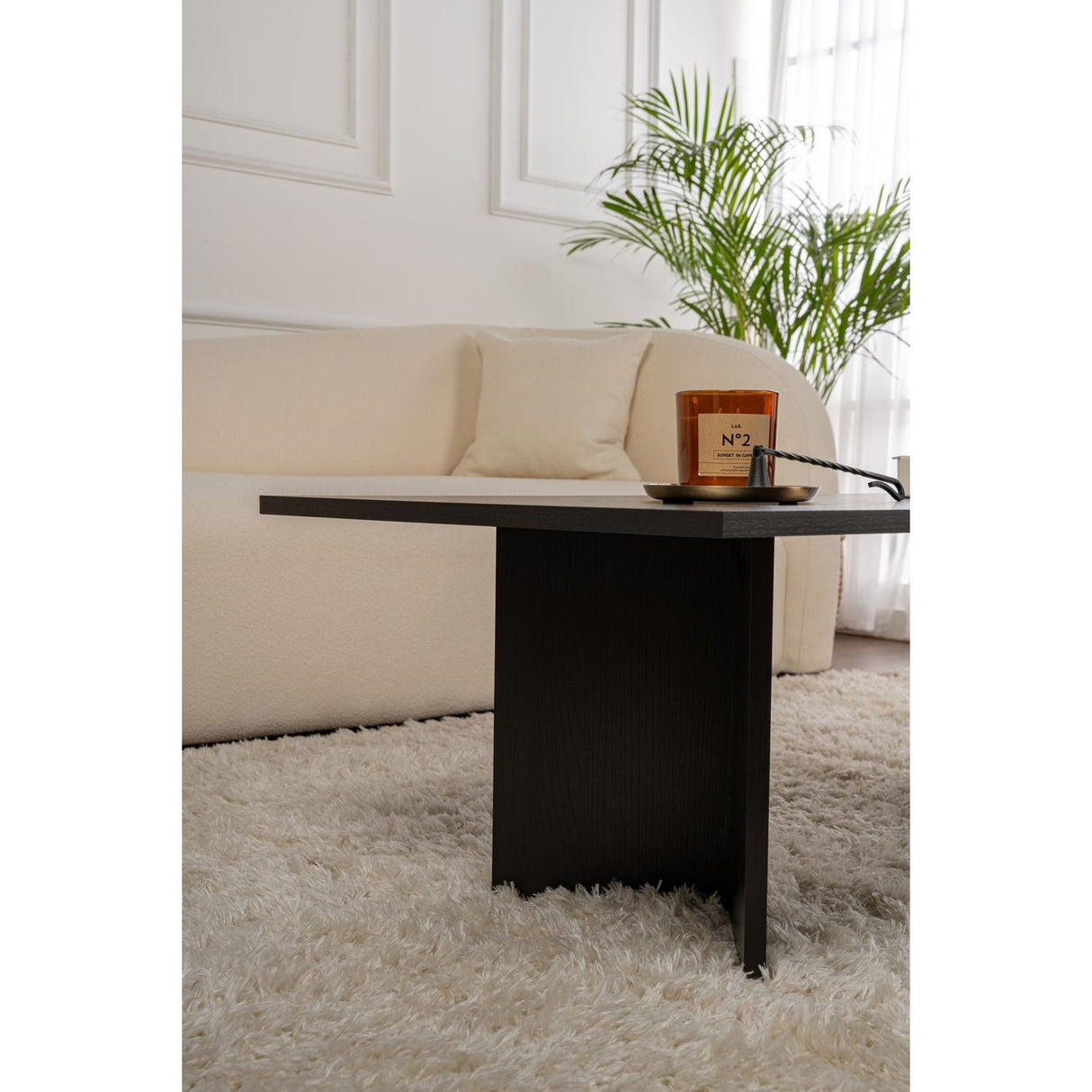 Rebecca Soffbord Wood Black