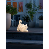 Katt akryl 35cm 48 Led Ljusdekoration Ute