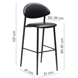 Tush Barstol Cashmere 81 cm