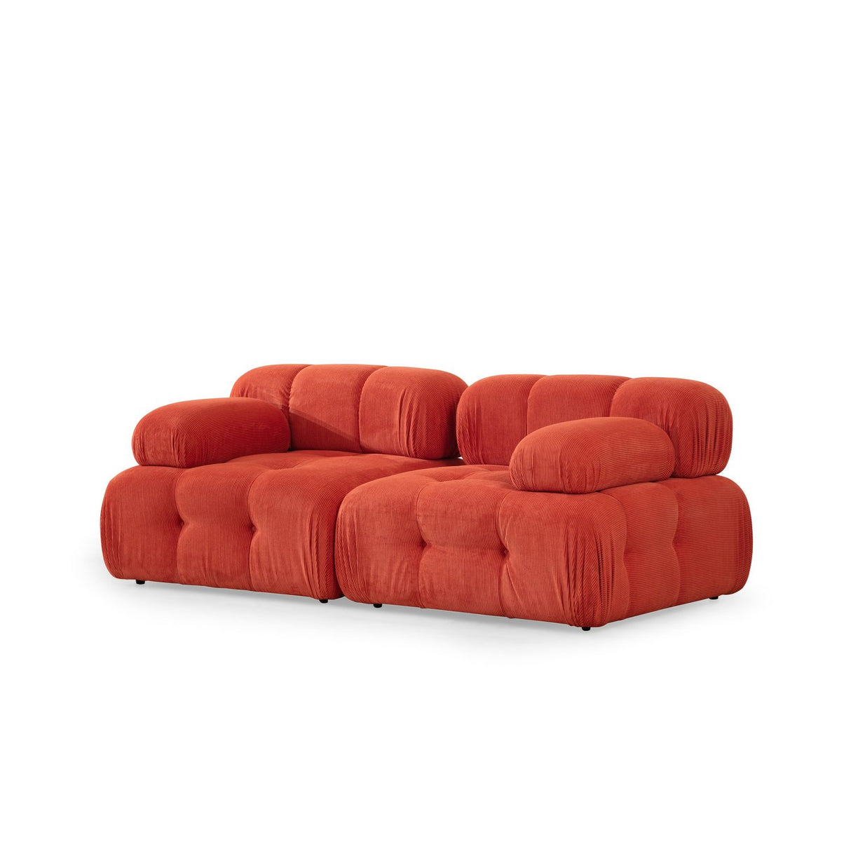 Doblo 2-sits (200 x 100 x 80 cm) 2-sitssoffa Röd