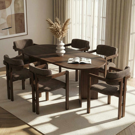 Claudina Matgrupp Walnut, Dark Walnut, Brown