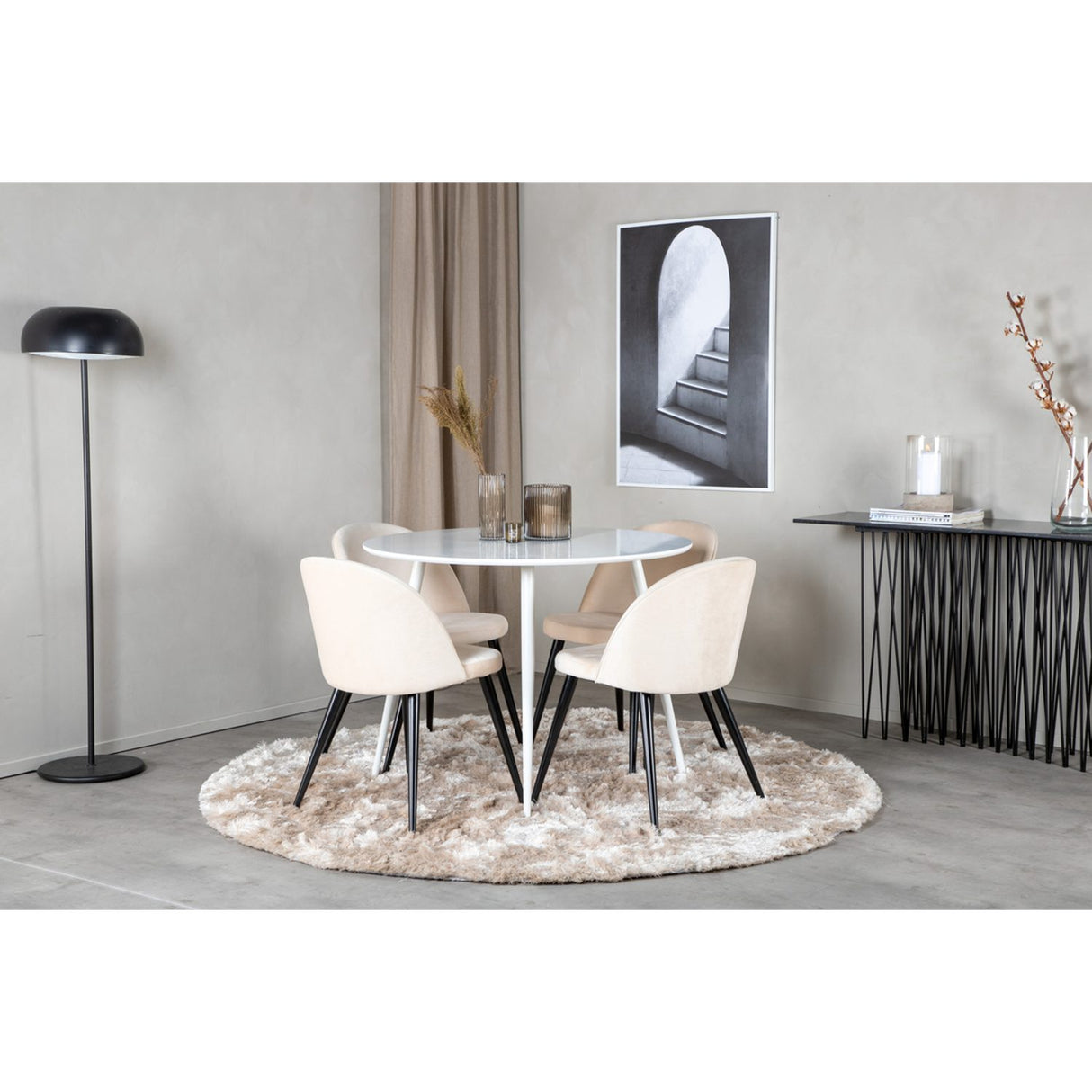 Plaza, Velvet Rund matgrupp