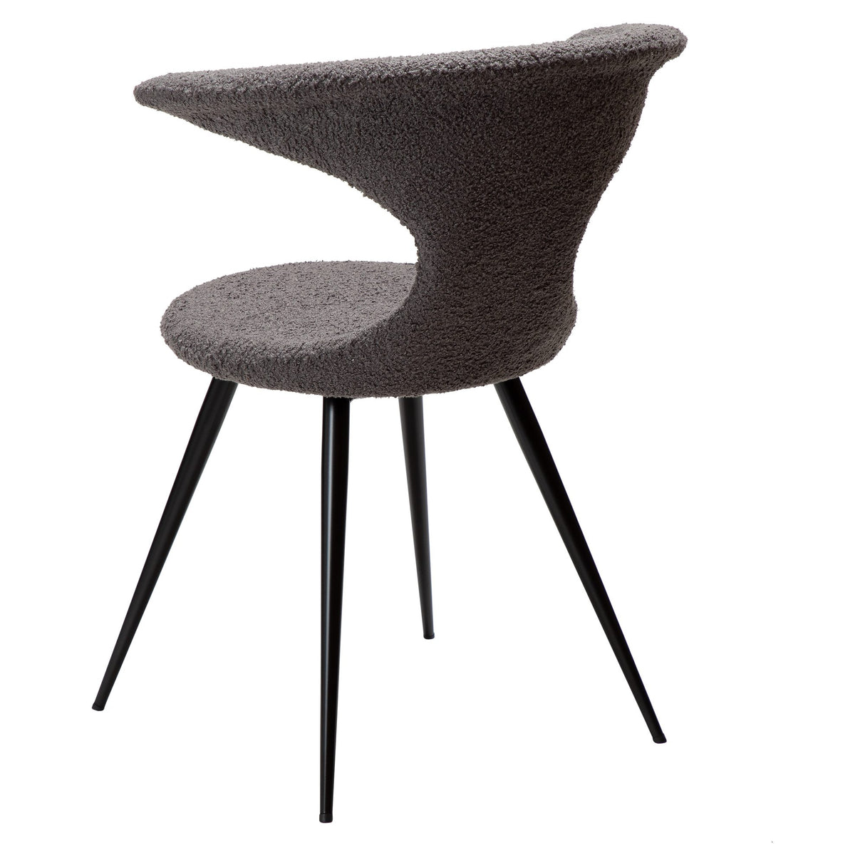 Flair Stol Stone Bouclé, Black