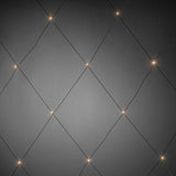 Nät LED Svart kabel 24V/IP44 Ljusslinga Ute 2x2m, Varmvit