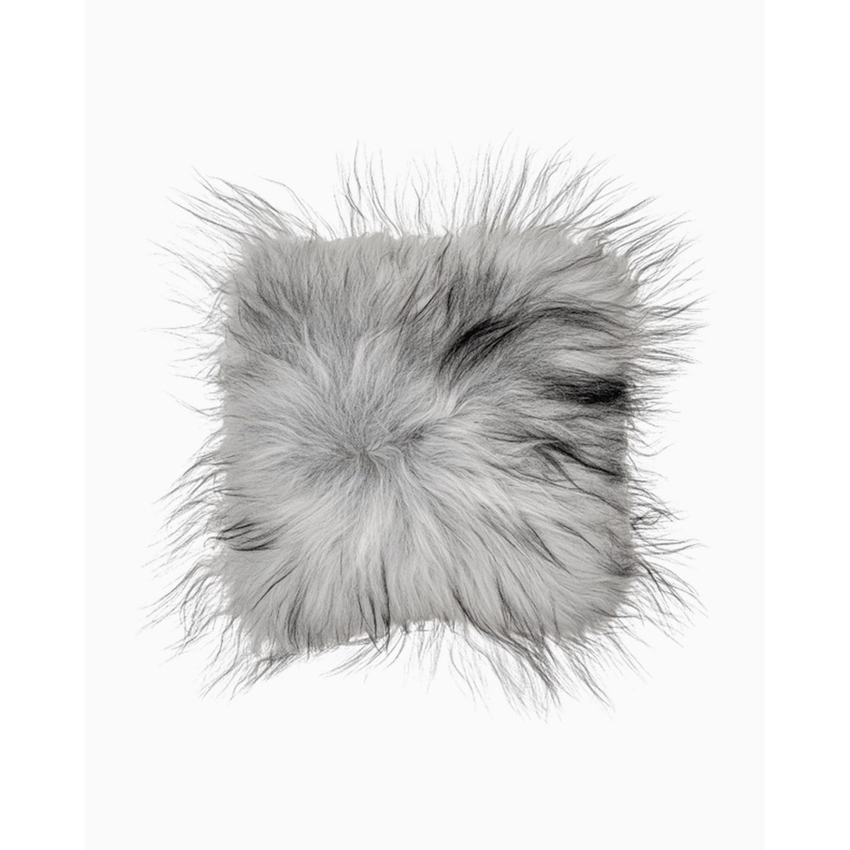Iceland 40 cm Lammskinnskudde Wild Grey