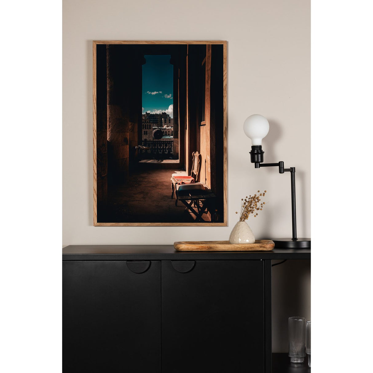 Tunnelseende Poster Brun, 70 x 100 cm