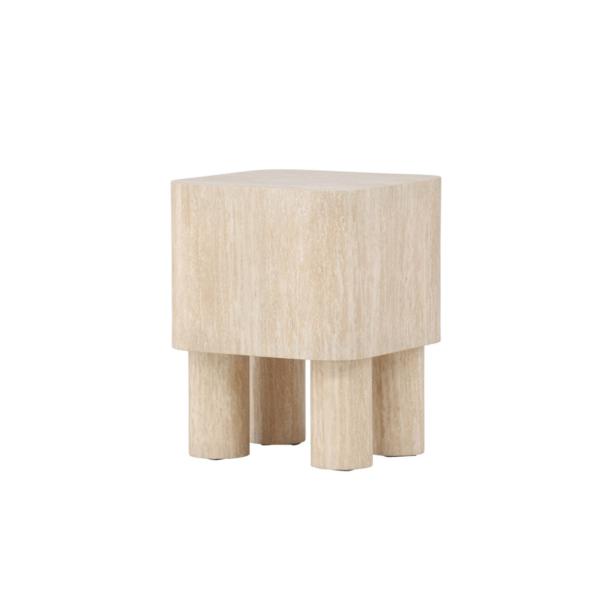 Klirou Sidobord Beige, 40 x 40