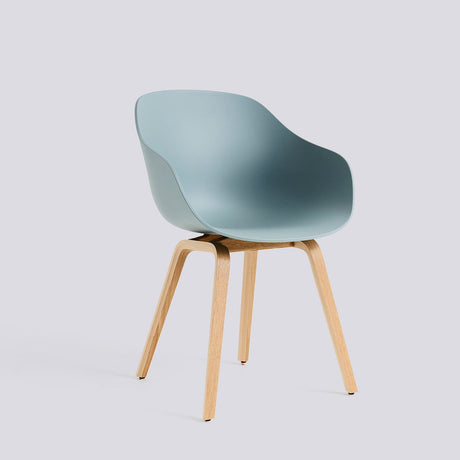 AAC 222 Stol Dusty blue 2.0, ekfaner med vattenbaserad lack