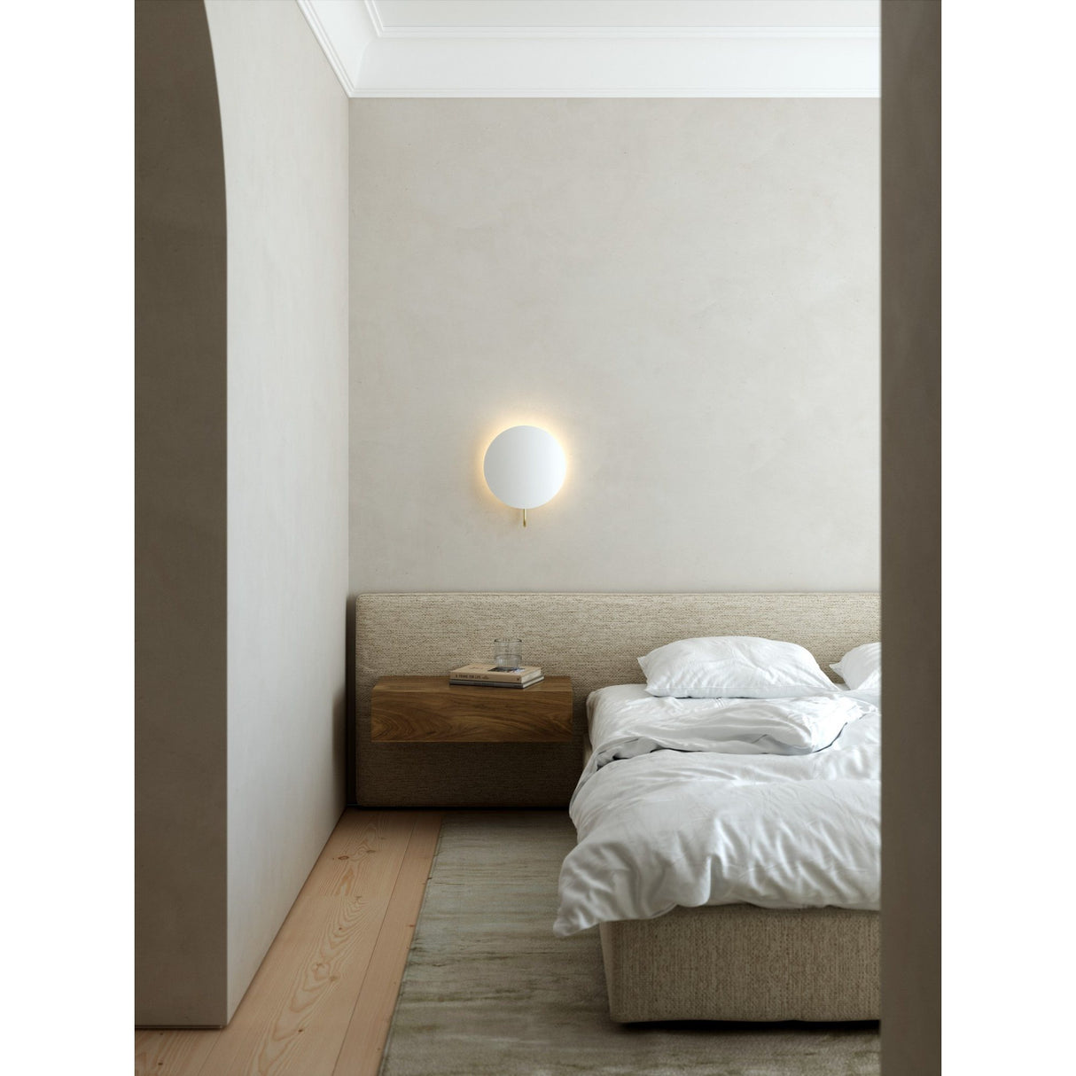 Spargo Vägglampa Vit/Mässing