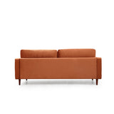 Rom (215 x 90 x 70 cm) 3-sitssoffa Orange