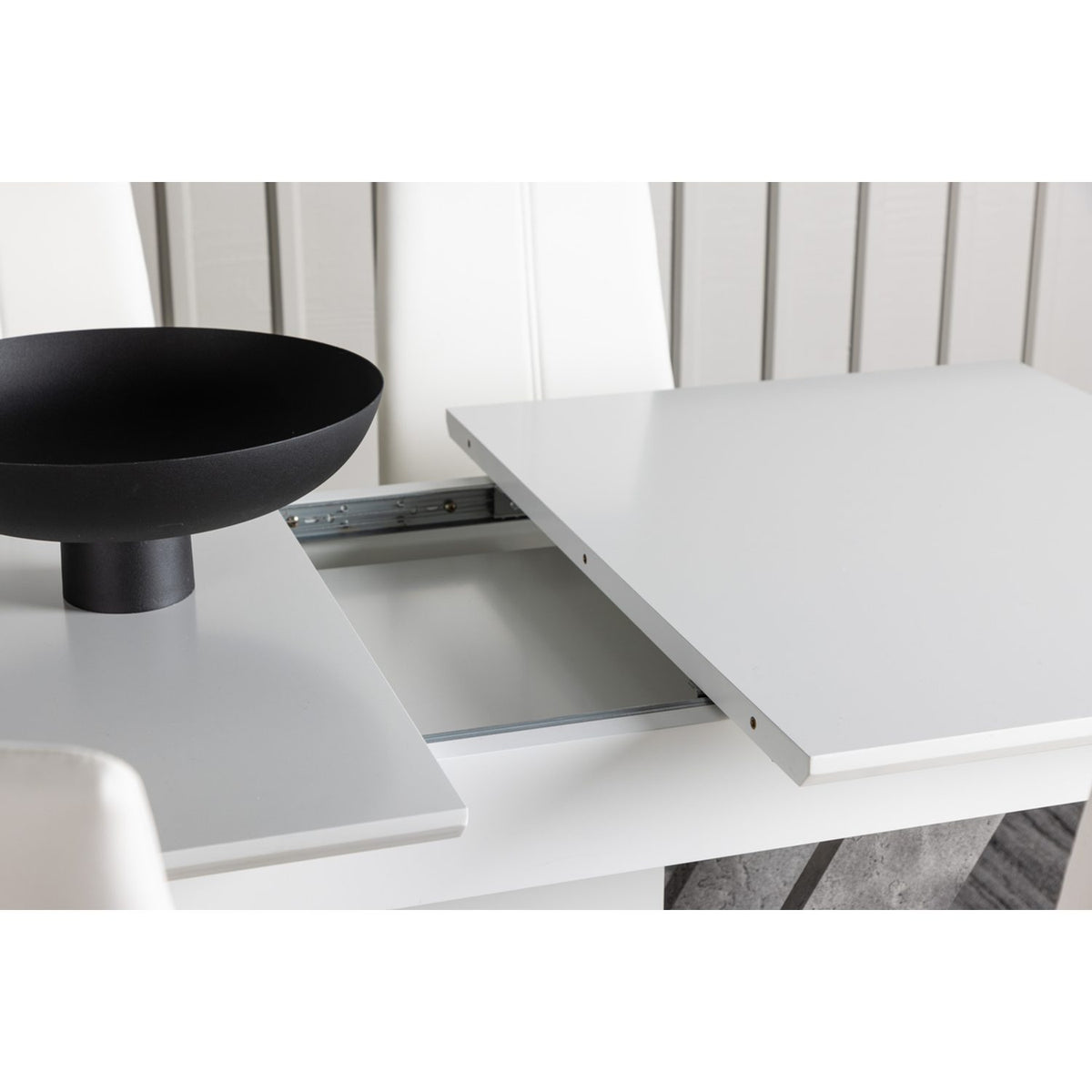 Disa, Pastill Rektangulär matgrupp Silver,Vitt, Grå,Vitt, 120 x 80