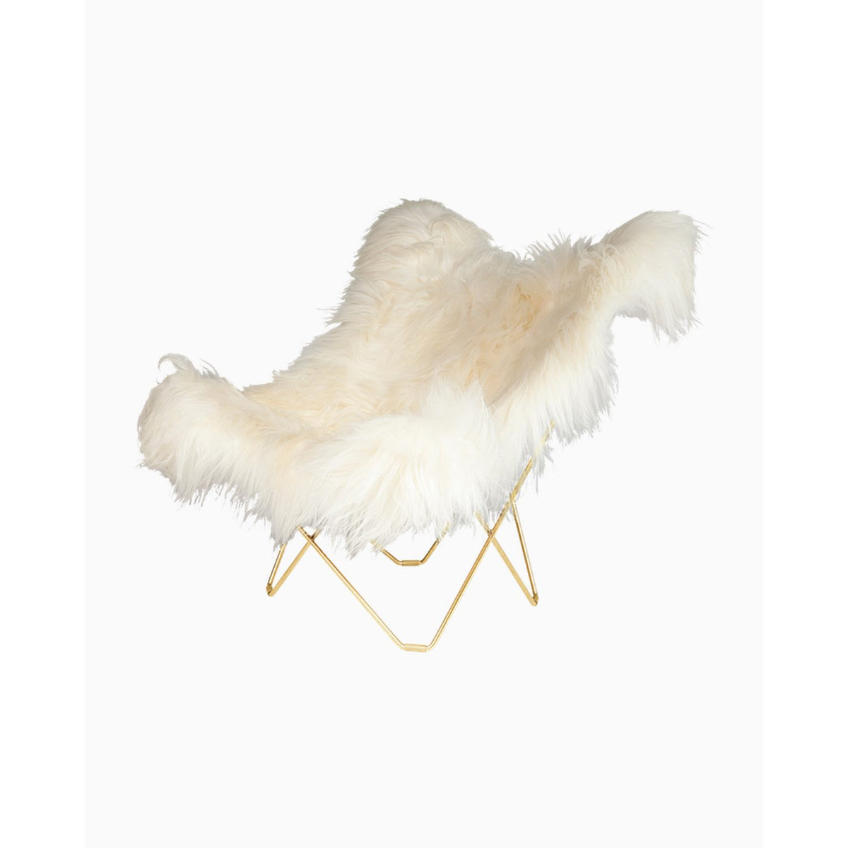 Iceland Mariposa Fåtölj Guld, Wild White