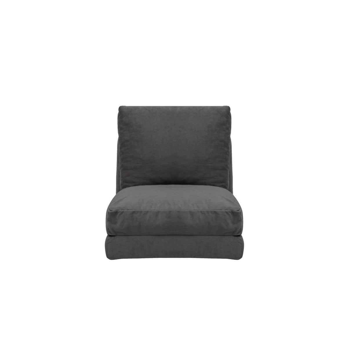 Taida (29 x 125 x 63 cm) Grå 1-sits bäddsoffa