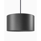 Cylinder 42 cm Taklampa Svart
