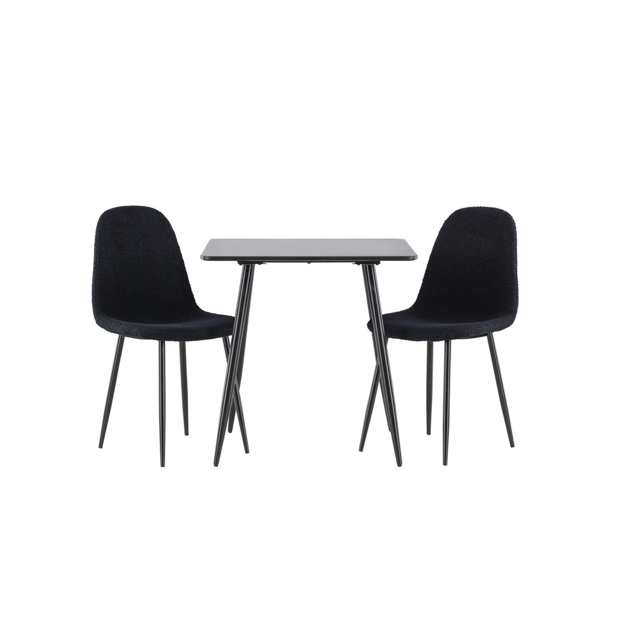 Polar, Polar Rektangulär matgrupp Svart, Svart, 75 x 75