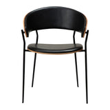 Crib Stol Vintage Black, Oak