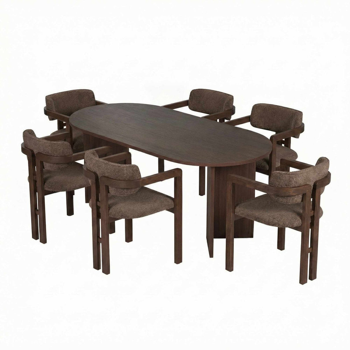 Claudina Matgrupp Walnut, Dark Walnut, Brown