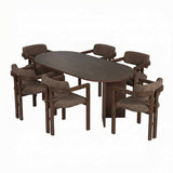 Claudina Matgrupp Walnut, Dark Walnut, Brown