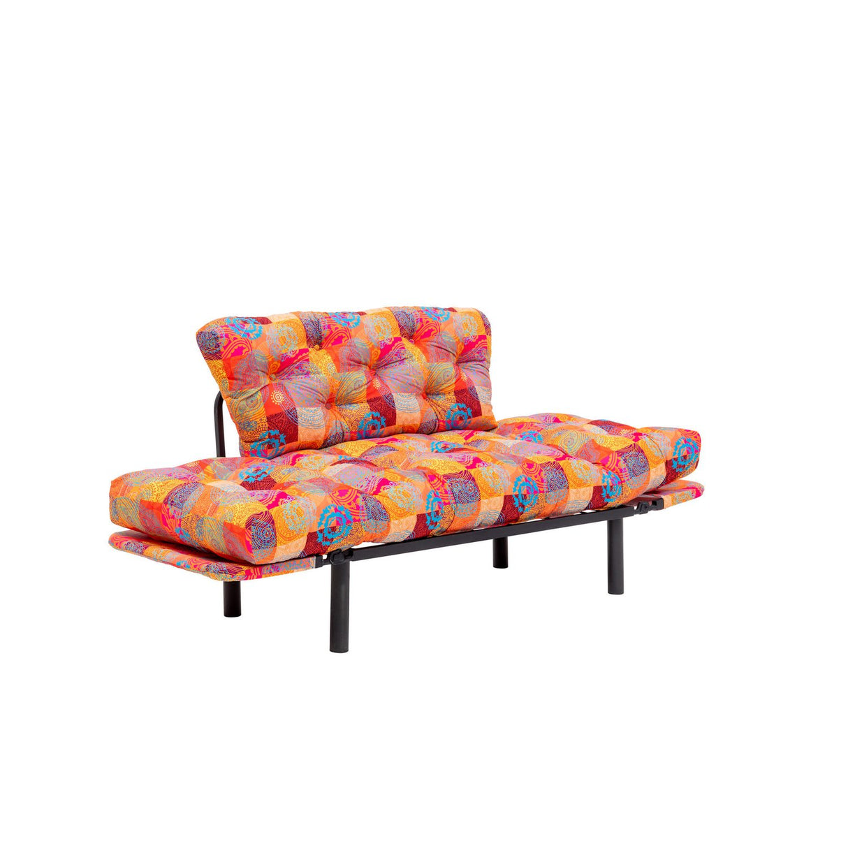 Dakar (155 x 80 x 70 cm) flerfärgad 2-sits bäddsoffa
