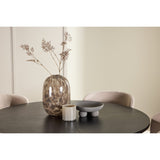 Strada, Astoria Oval matgrupp Beige, Svart, ⌀120