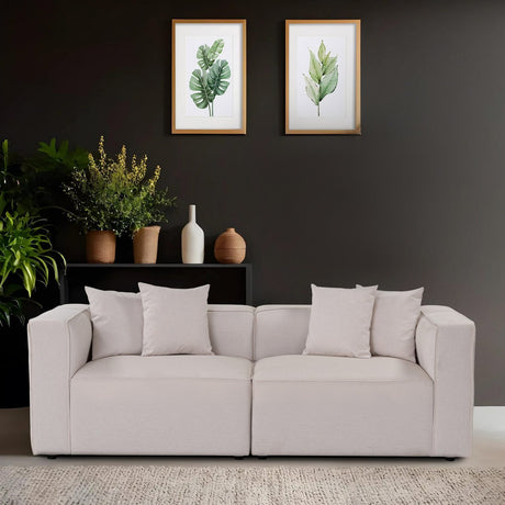 Nicosia XL 2 Seat (220 x 69 x 90 cm) 2-sitssoffa Ecru
