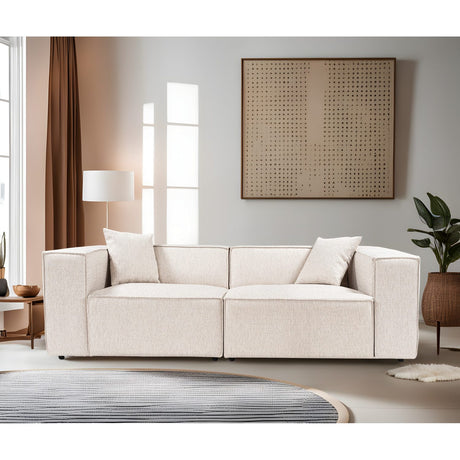 Tbilisi 2-sits (220 x 108 x 65 cm) 2-sitssoffa Ljusbrun