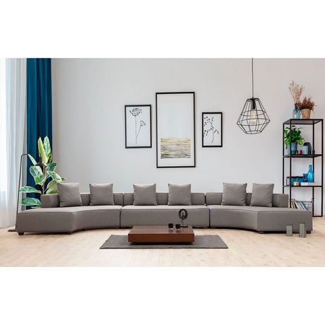 Valletta L-form (552-105 x 70 cm) Grå Hörnsoffa